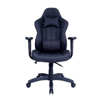 COOLER MASTER CALIBER E1 GAMING CHAIR BLACK, PREMIUM COMFORT&STYLE, BREATHABLE LEATHER, ER