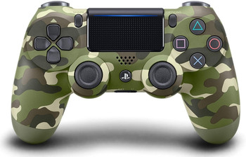 Original Sony PS4 Dual Shock Game Controller  Green Camouflage [ Excellent  Refurbished]