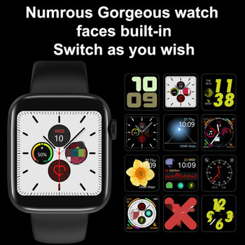 Bluetooth Smart i Watch Series 6 44mm- Waterproof W26 iPhone iOS Android Sports Band