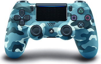 Original Sony PS4 Dual Shock Game Controller- BlueCamouflage [ Excellent  Refurbished]