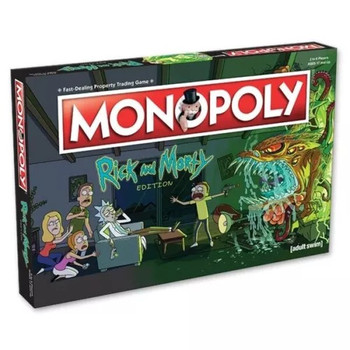 Monopoly: Rick and Morty Edition – Adult Swim Official Board Game