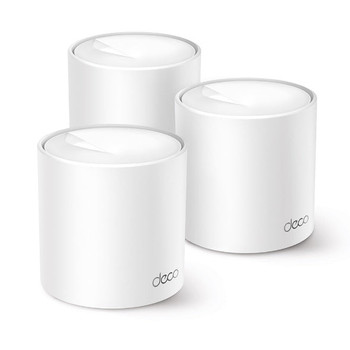 TP-LINK DECO AX3000 MESH WI-FI 6 DUAL-BAND SYSTEM, 2.5GbE(2), 3-PACK, 3YR
