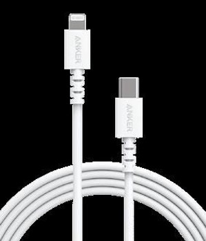 ANKER POWERLINE SELECT USB-C TO LIGHTNING CABLE 1.8M - WHITE