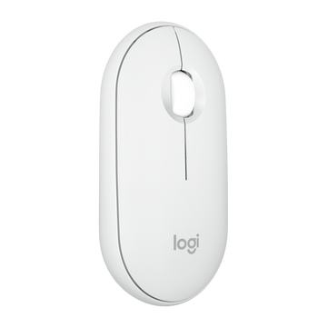 LOGITECH PEBBLE MOUSE 2 M350S BLUETOOTH, MULTI DEVICE, TONAL WHITE, 1YR