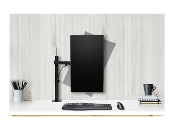 KENSINGTON SINGLE MONITOR DESK MOUNT, UP TO 34" & 8KG, VESA 75x75, 100x100 - BLACK KENSINGTON SINGLE MONITOR DESK MOUNT, UP TO 34" & 8KG, VESA 75x75, 100x100 - BLACK