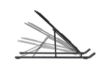 KENSINGTON ALUMINIUM COLLAPSIBLE LAPTOP RISER FOR UP TO 16" NOTEBOOK- BLACK KENSINGTON ALUMINIUM COLLAPSIBLE LAPTOP RISER FOR UP TO 16" NOTEBOOK- BLACK