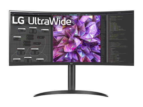 LG 34" (21:9) WQHD CURVE IPS LED, HDMI(2), DP, USB, SPKR, H/ADJ, USB-C, LAN, 3YR