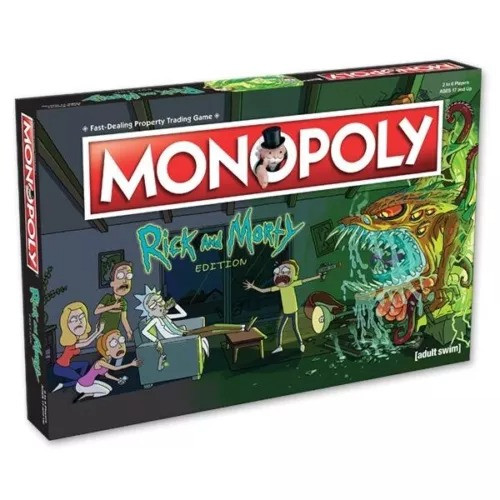Monopoly: Rick and Morty Edition – Adult Swim Official Board Game Monopoly: Rick and Morty Edition – Adult Swim Official Board Game