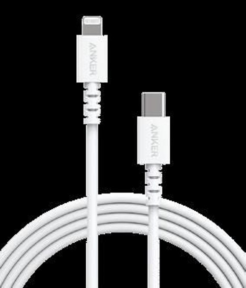 ANKER POWERLINE SELECT USB-C TO LIGHTNING CABLE 1.8M - WHITE