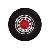 1/32 Dekotora Parts #03 ISO10 Hole 22.5 Inch Steel Wheel & Marker Lamp Set