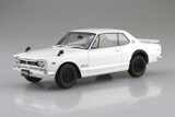 1/24 Snap Car #01-WH KPGC10 Skyline HT 2000GT-R 1971 White
