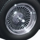 1/24 Tuned Parts #109 Wire Wheel Silver Plated 13 Inch