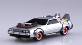 Aoshima 1/43 Movie Mecha #13 Back To The Future Pullback Delorean from Part 3 & Rail Road