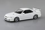 1/32 SNAP KIT #12CU-WP Nissan R34 Skyline GT-R Custom Wheel White Pearl