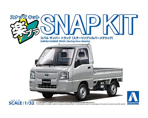 1/32 Snap Kit Subaru Sambar Truck (Sterling Silver Metallic)