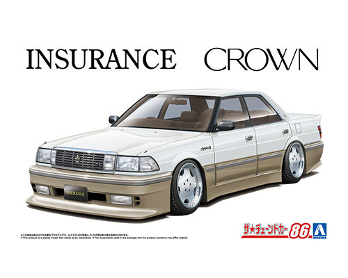 1/24 Tuned Car #86 Toyota Insurance UZS131 Crown '89