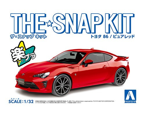 1/32 SNAP KIT #03-F Toyota 86 (Pure Red) 1/32 SNAP KIT #03-F Toyota 86 (Pure Red)