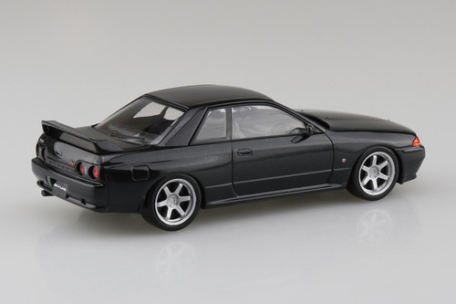1/32 SNAP KIT #14CU-BP Nissan R32 Skyline GT-R Custom Wheel (Black Pearl Metallic)
