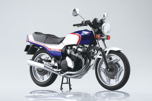 1/12 Diecast Motorcycle Honda CBX400F PEARL/CANDY BLUE