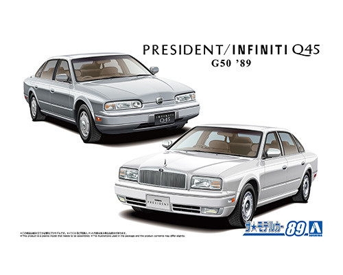 1/24 Model Car #89 Nissan G50 President/Infiniti Q45 '89
