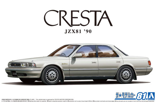 1/24 Model Car #81 Toyota JZX81 Cresta 2.5 Super Lucent G '90
