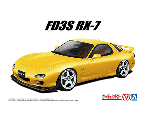 PRE-ORDER 1/24 Tuned Car #103 Mazda FD3S RX-7 '02 Air Suspension Custom