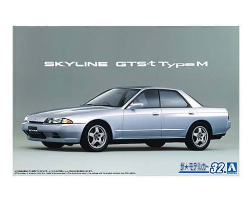 1/24 Model Car #32 Nissan HCR32 Skyline GTS-t Typem '89