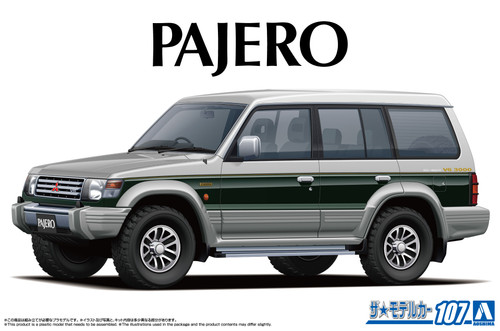 1/24 Model Car #107 Mitsubishi V43W Pajero Super Exceed '91