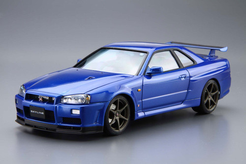 PRE-ORDER 1/24 Model Car #08 Nissan BNR34 Skyline GT-R V-SpecII '02