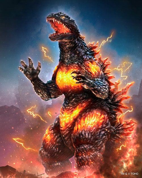 PRE-ORDER PLAfig #PF-06 Burning Millennium Godzilla