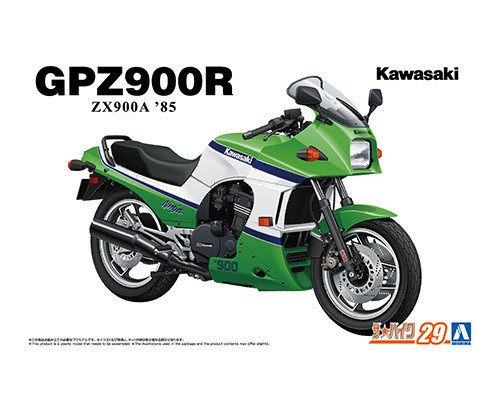 1/12 Bike #29 Kawasaki GPZ900R Ninja '85