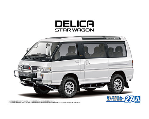 1/24 Model Car #27 Mitsubishi P35W Delica Star Wagon '91