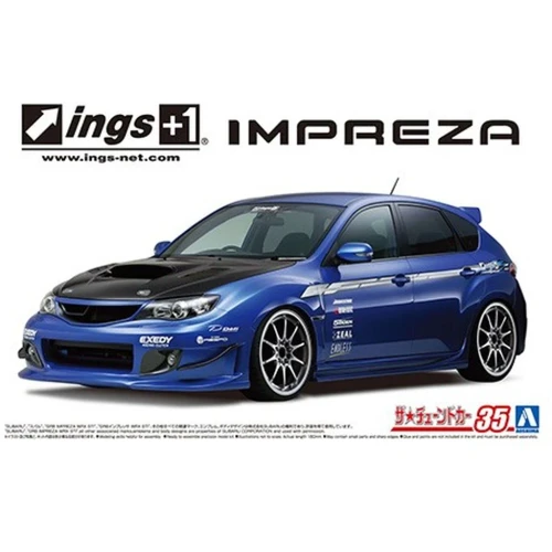 1/24 Tuned Car #35 Ings GRB Subaru Impreza WRX STI '07
