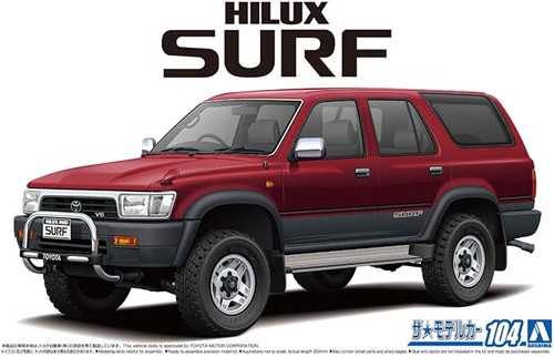 1/24 Model Car #104 Toyota VZN130G Hilux Surf SSR-X Wide Body '91