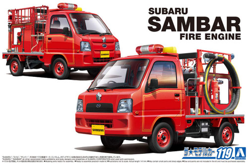 1/24 Model Car #119 Subaru TT2 Sambar The Fire Engine '11