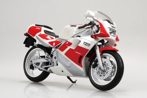 PRE-ORDER 1/12 Diecast Motorcycle Yamaha TZR250 '89 Silky White/Fine Red