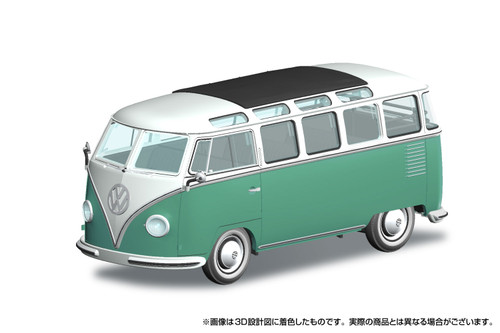 PRE-ORDER 1/32 SNAP KIT #30-WT Volkswagen Bus Blue White/Turquoise