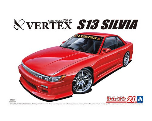 1/24 Tuned Car #21 Nissan Vertex PS13 Silvia '91