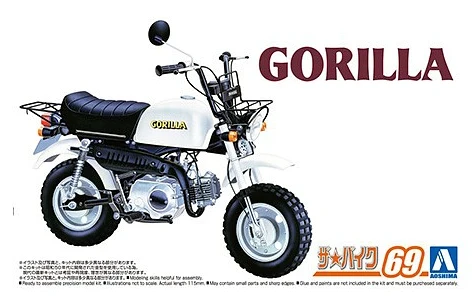 PRE-ORDER 1/12 Bike #69 Honda Z50J Gorilla '78