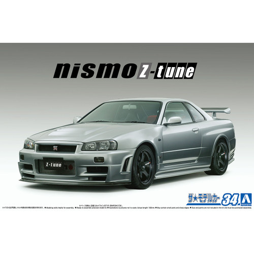 1/24 Model Car #34 Nismo BNR34 Skyline GT-R Z-Tune '04