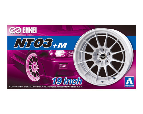1/24 Scale Enkei NT03+M 19 Inch Wheel Set