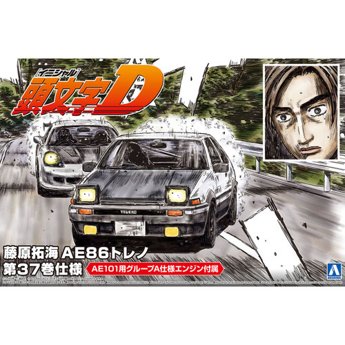 1/24 Initial D Takumi Fujiwara Toyota 86 Trueno Comics Vol.37 Ver