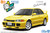 1/24 Snap Car #04-DY 1/24 CE9A Lancer GSR Evolution III 1995 Dandelion Yellow
