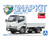 1/32 SNAP KIT #23-WE Hino Dutro Truck White