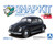 1/32 SNAP KIT #20-BK Volkswagen Beetle Black