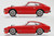 Aoshima 1/32 SNAP KIT #15CU-RD Nissan S30 Fairlady Z Custom Red