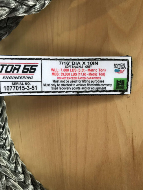 Factor55 Standard Duty Soft Shackle Factor55 Standard Duty Soft Shackle