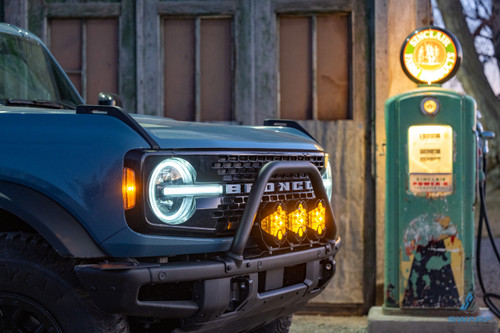 Ford Bronco Front Triple Light Mount Ford Bronco Front Triple Light Mount