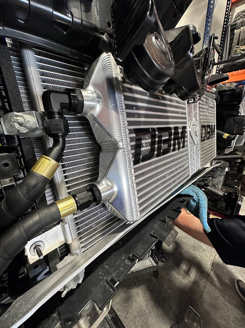 DBM Raptor R Intercooler and Transmission Cooler 70/30 split DBM Raptor R Intercooler and Transmission Cooler 70/30 split