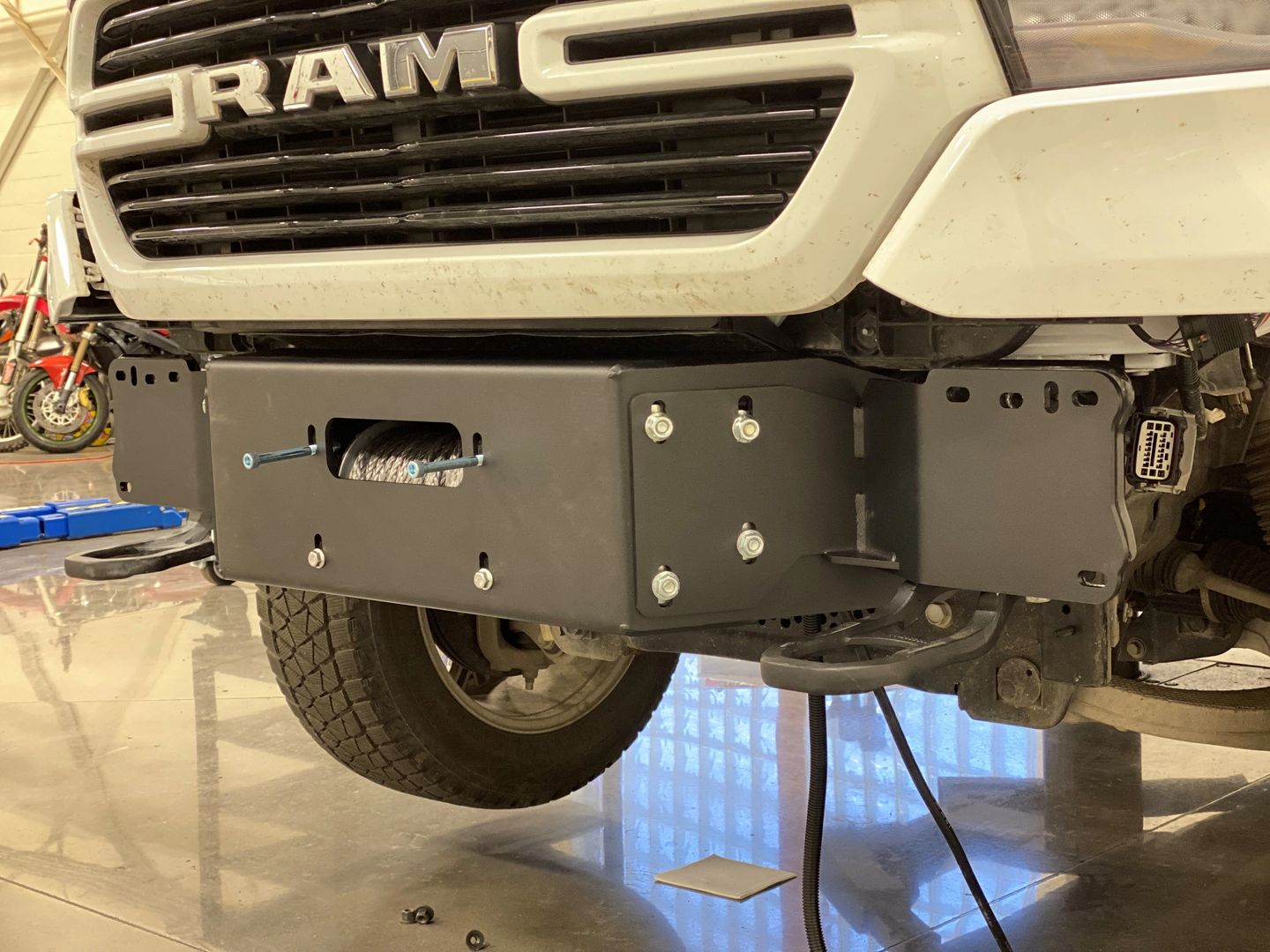 2019+ Ram Hidden Winch Mount